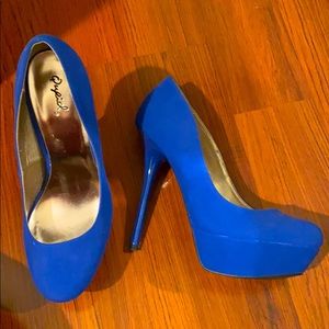 Royal Blue Heels